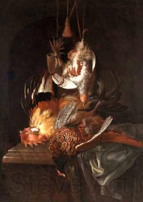 Willem van Aelst Hunting trophies Norge oil painting art